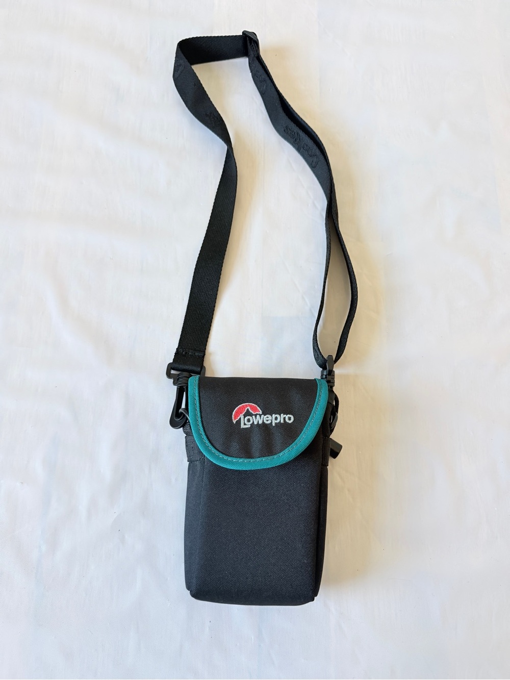 Lowepro Compact Camera Case Pouch point-and-shoot Bag Teal vintage 1990s